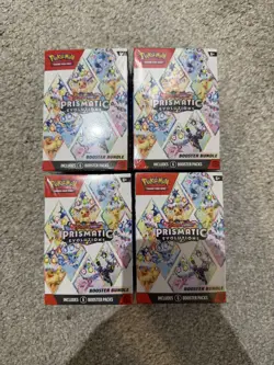 Pokemon TCG: S&V Prismatic Evolutions Booster Bundle x 4 | New & Sealed - Image 1