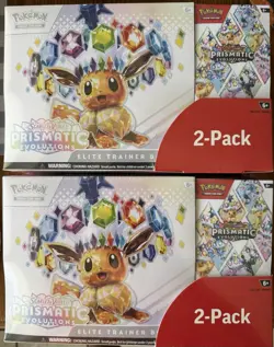 1x Pokemon Prismatic Evolutions Costco ETB + Booster Bundle Sealed (2x avail) - Image 1
