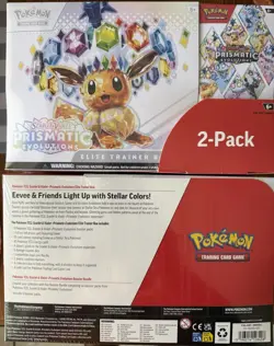 1x Pokemon Prismatic Evolutions Costco ETB + Booster Bundle Sealed (2x avail) - Image 2