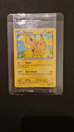 Pikachu XY 42/146 Pokemon Holo Movie Promo Factory Sealed Bonus Card - Image 1