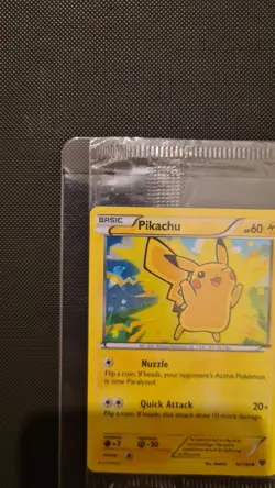 Pikachu XY 42/146 Pokemon Holo Movie Promo Factory Sealed Bonus Card - Image 3