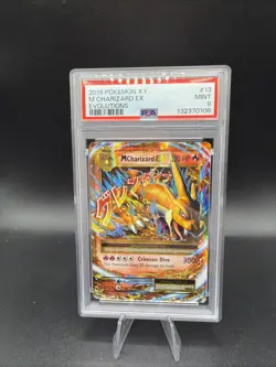 M Charizard EX Ultra Rare Pokemon TCG Evolutions 13/108 PSA 9 MINT - Image 1