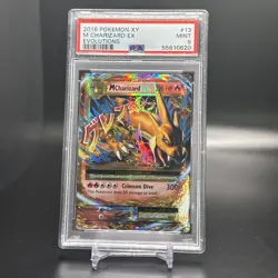 M Charizard EX Ultra Rare Pokemon TCG Evolutions 13/108 PSA 9 MINT - Image 1