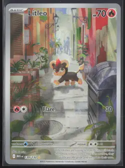 Pokemon TCG | Litleo 139/132 | Illustration Rare | Mega Evolution | Near Mint - Image 2