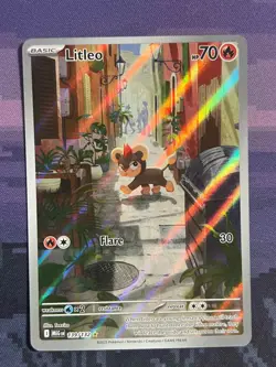 Litleo 139/132 Pokemon Mega Evolution Illustration Rare Card Near Mint (NM) 2 - Image 1