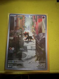 Litleo 139/132 Mega Evolution Illustration Rare Pokemon, Near Mint Condition - Image 1