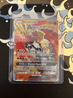 Pokemon TCG Ho-Oh GX Sun & Moon SM57 Black Star Promo Holo Card - Image 1