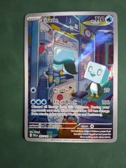 Pokemon TCG Eiscue Scarlet & Violet Paldea Evolved Holo Card 205/193 - Image 1