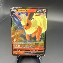 Flareon v SWSH149 Sword & Shield Promo Holo Card NM Condition - Image 1