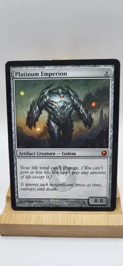 Platinum Emperion Artifact Creature Magic The Gathering Card - Image 1