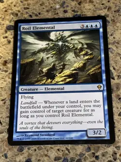 Roil Elemental 62 Zendikar Regular MTG TCG CARD NM - Image 1