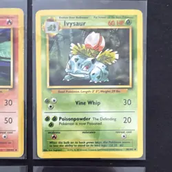 Pokemon TCG Pikachu, Charmander, Charmeleon & Ivysaur Lot (Base Set, 6 Cards, E. - Image 4