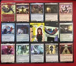 MTG Magic Marvel Spider-Man Lot - 15 Cards | Mythic Rare & Rare - Image 1