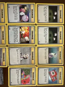 Pokemon TCG Base Set Trainer Cards Lot Of 11 - Image 2
