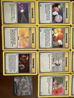 Pokemon TCG Base Set Trainer Cards Lot Of 11 - Image 3