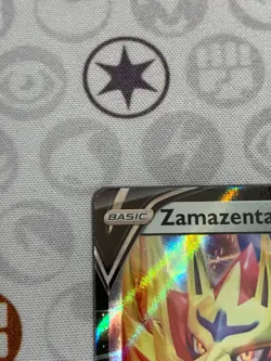 C1396 POKEMON TCG ZAMAZENTA V NM HOLO CARD #139 SWORD SHIELD RARE - Image 3