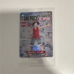 Bandai Monkey.D.Luffy One Piece CCG College Basketball US Voyage Promo Card - Image 1