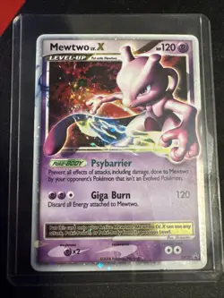 Mewtwo LV.X DP28 Black Star Promo 2008 Holo Rare Pokemon Card TCG - Image 1