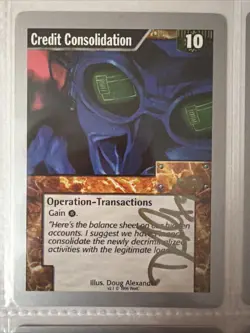 EE-1 Mixed Lot Of 9 Signed Netrunner Cards Alexander Kimble Sledd Hughes Etc - Image 2