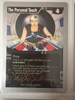 EE-1 Mixed Lot Of 9 Signed Netrunner Cards Alexander Kimble Sledd Hughes Etc - Image 5