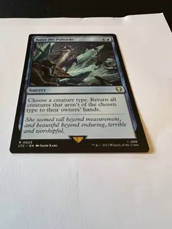 The Lord of the Rings MTG Raise the Palisade Commander Card Near Mint Condition - Image 3