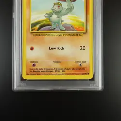 PSA 10 Machop 52/102 Base Set 1999 Non Holo Graded Pokemon Card - Image 3