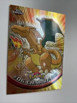 Charizard #6 2000 Tops Chrome Series 1 Pokemon Trading Card mint rare find - Image 3
