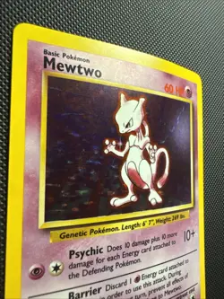 🔥 Mewtwo 010/102 Base Set Holo 1999 Pokemon Tcg Card Near Mint 🔥 - Image 2