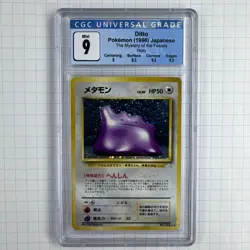 1996 Ditto Japanese Holo Fossil #132 CGC 9 Mint Pokemon Card - Image 1