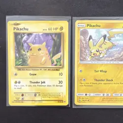 Pokemon TCG Pikachu Lot (2016, 2017 Sets, 3 Basic Cards, English) - Image 2