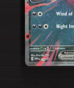 Darkrai ex SVP110 Scarlet & Violet Black Star Promo Stamped Holo Pokemon Card NM - Image 5