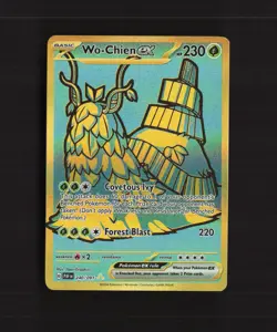 Wo-Chien ex 240/091 Paldean Fates Full Art Ultra Rare Holo Pokemon Card NM - Image 1