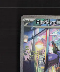 Miraidon ex 244/198 Scarlet & Violet SIR Full Art Rare Holo Pokemon Card NM - Image 3