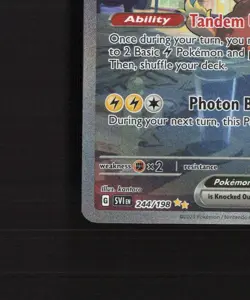 Miraidon ex 244/198 Scarlet & Violet SIR Full Art Rare Holo Pokemon Card NM - Image 5