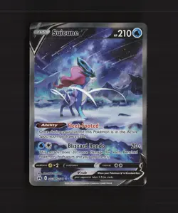 Suicune V GG38/GG70 Crown Zenith Full Art Ultra Rare Holo Pokemon Card LP - Image 1