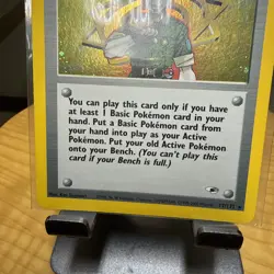 Pokemon TCG Lt. Surge Gym Heroes Trainer Holo Rare Card 17/132 - Image 2