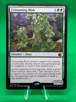 MTG Consuming Blob Innistrad: Midnight Hunt 177/277 Regular Mythic - Image 1