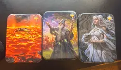 MTG LOTR Tales of Middle Earth Collectible Storage Tins / Deck Boxes EMPTY Set 3 - Image 1