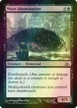 MTG Maze Abomination Foil ** Dragon's Maze ** English - Image 1