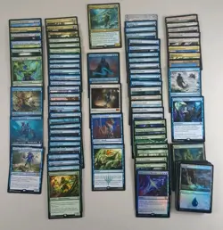 Magic 100 Commander Deck Tishana Simic Merfolk Swim Fish !MTG Ready To Play - Image 1