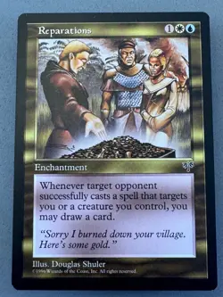 Reparations Mirage Regular MTG-Never Played Near Mint/Mint-RESERVE LIST-Vintage - Image 1