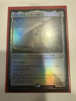 The Walls Of Ba Sing Se M 0261 Foil Magic Avatar The Last Airbender TLA MTG NM - Image 1