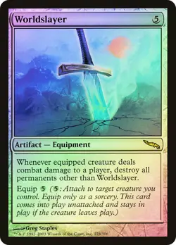 MTG FOIL Worldslayer - Mirrodin #276 - Image 1