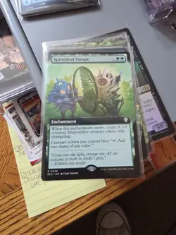 Sprinrgleaf Parade Extended Art X1 NM Lorwyn Eclipsed MTG - Image 1