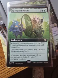 Sprinrgleaf Parade Extended Art X1 NM Lorwyn Eclipsed MTG - Image 2