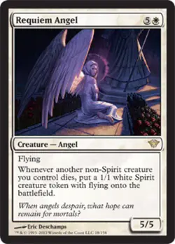 1 x Requiem Angel - Dark Ascension - Light Play - MTG - Image 1