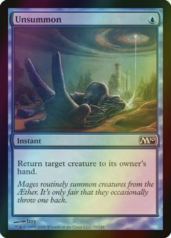 MTG Unsummon Foil ** Magic 2010 ** English - Image 1