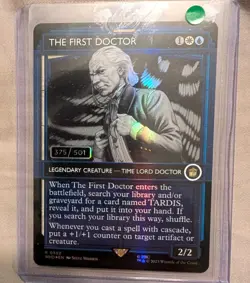 WOTC Universes Beyond: Doctor W The First Doctor (Serial Numbered) (R) (Fo NM - Image 1