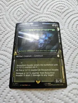 Assaultron Invader Showcase Surge Foil MTG Fallout PIP 880 NM Unplayed - Image 2