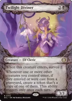 Twilight Diviner (Showcase) [Lorwyn Eclipsed] MTG - Image 1